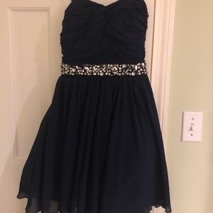 Blue semi dress